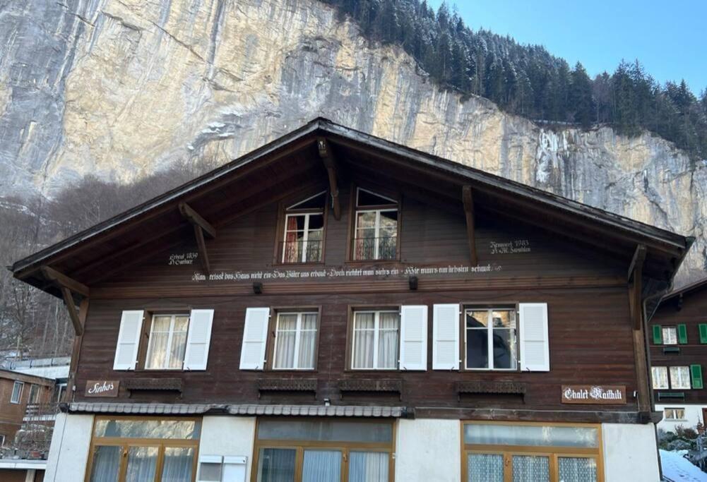 Chalet Maithili Lauterbrunnen -152-Year-Old Majestic Chalet מראה חיצוני תמונה