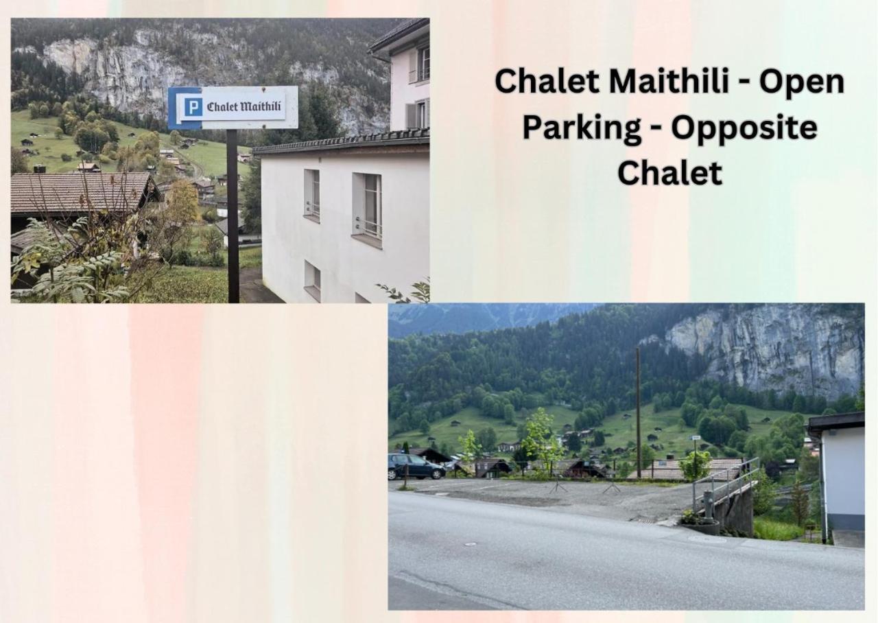 Chalet Maithili Lauterbrunnen -152-Year-Old Majestic Chalet מראה חיצוני תמונה